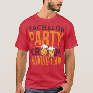 Mens Mens Groom Drinking Team JGA Men Stag Night  T-Shirt