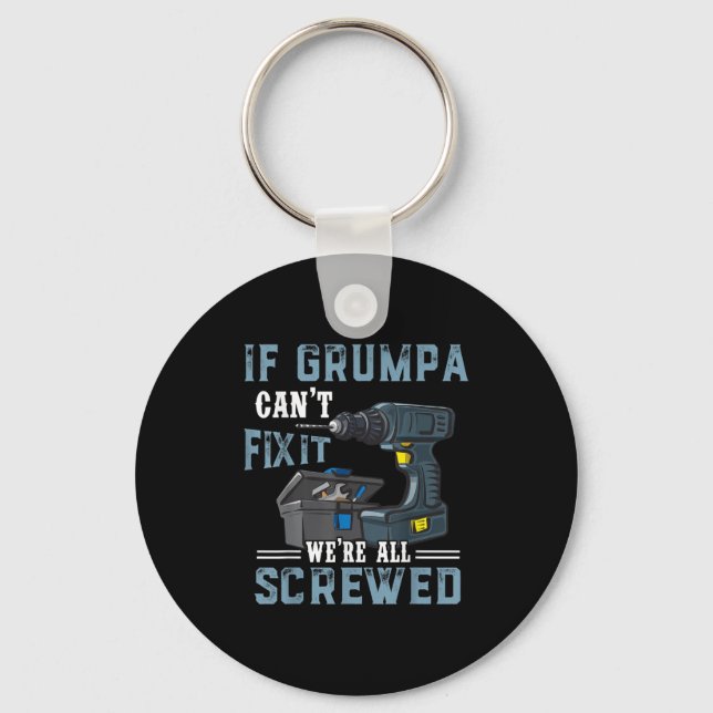 Mens Mens If Mpa Can't Fix It We're All Screwed Fa Keychain (Front)