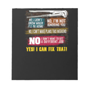 Mens Millwright Novelty Gift T-Shirt for Dads Notepad