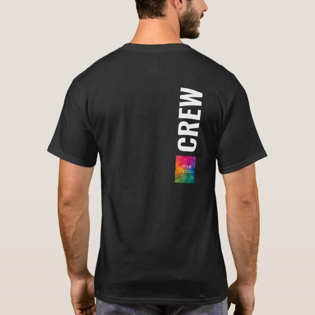 Men's Modern Crew Logo T-Shirt Double Sided (Back)