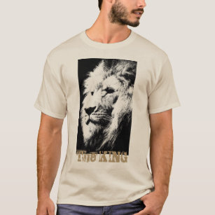 Mens Modern T Shirts Trendy Modern Lion Face