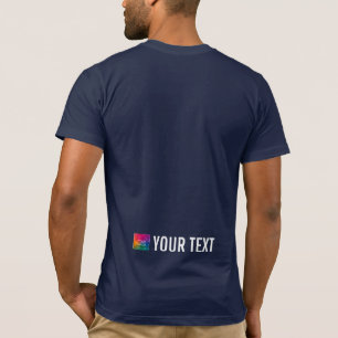 Mens Modern TShirts Back Print Bella Canvas