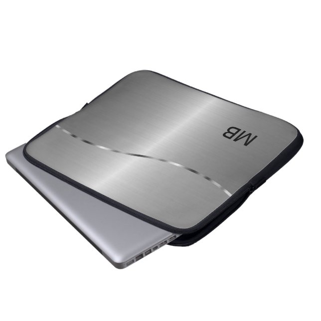 Mens Monogram Laptop Sleeve (Front Bottom)