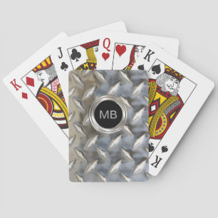 Men's Monogram Style Playing Cards
