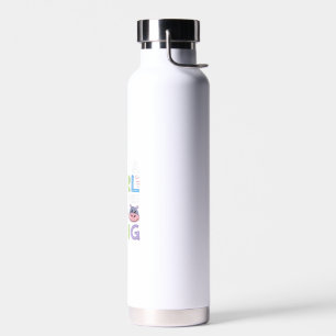 Mens MooDeng Just a Girl Who Loves Moo Deng Funny Water Bottle