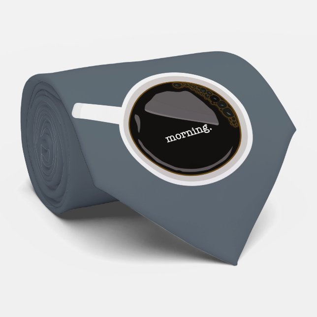 Men's Morning Coffee Tie (Rolled)