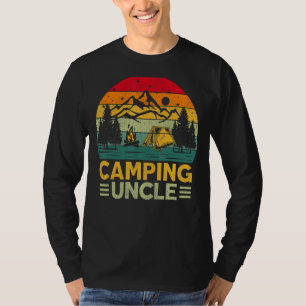 Mens Mountain Vintage Camping Uncle Father's Day T-Shirt
