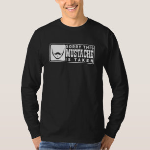 Men's Moustache Valentines Day Bearded Goatee Mous T-Shirt