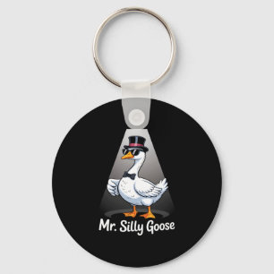 Mens mr silly goose gettin' loose bridge to be keychain