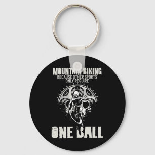 Mens Mtb Saying Gift - Downhill Bike - Mountain Bi Keychain