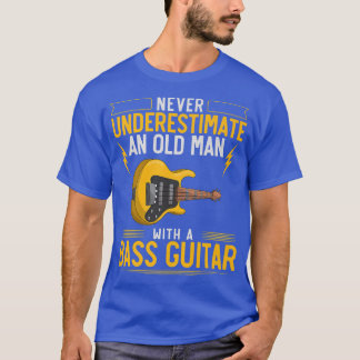 Mens Music Retired Bass Guitarist Men Retirement B T-Shirt