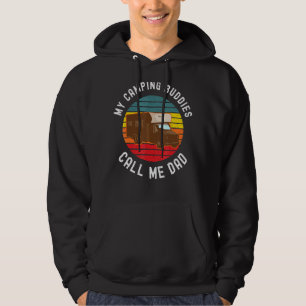Mens My Camping Buddies Call Me Dad Hoodie