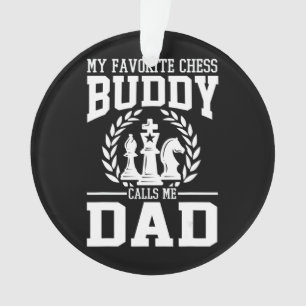 Mens My Favori Chess Buddy m'appelle papa cadeau