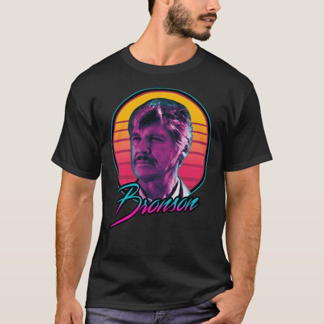 Mens My Favorite Charles Bronson - Retro Christmas T-Shirt (Front)
