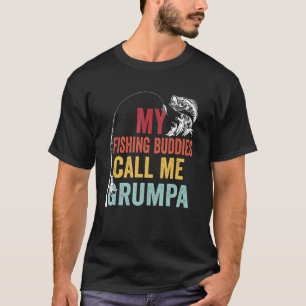 Mens My Favorite Fishing Buddies Call Me Grumpa Fi T-Shirt