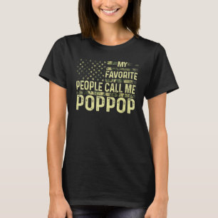 Mens My Favorite People Call Me Poppop Usa Patriot T-Shirt