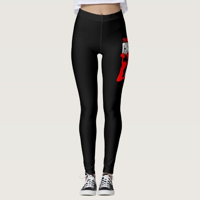 Mens My Favourite Cheerleader Calls Me Dad Cheer Leggings (Front)