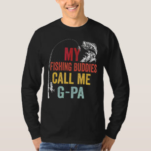 Mens My Favourite Fishing Buddies Call Me G Pa Fis T-Shirt