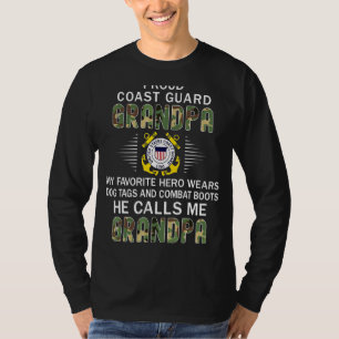 Mens My Favourite Hero Wear Combat Boots Proud Coa T-Shirt