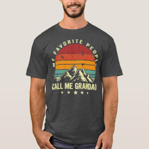Mens My Favourite People Call Me Grandad Cool T-Shirt