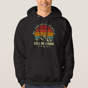 Mens My Favourite People Call Me Nonno Cool Father Hoodie