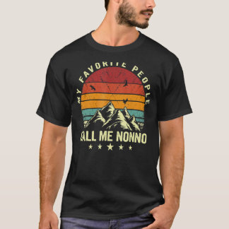 Mens My Favourite People Call Me Nonno Cool Father T-Shirt