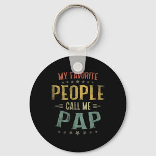 Mens My Favourite People Call Me Pap Shirt Fathers Keychain