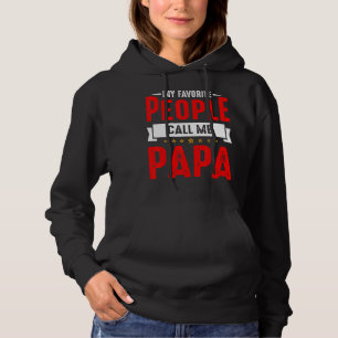 Mens My Favourite People Call Me Papa Hoodie