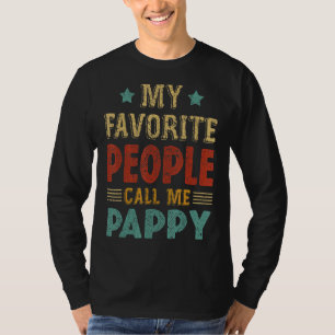 Mens My Favourite People Call Me Pappy Vintage Fat T-Shirt