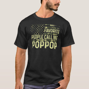 Mens My Favourite People Call Me Poppop Usa Patrio T-Shirt