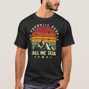 Mens My Favourite People Call Me Tata Cool Father' T-Shirt