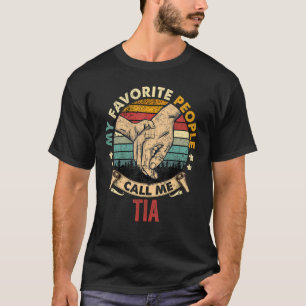 Mens My Favourite People Call Me Tia Vintage Grand T-Shirt