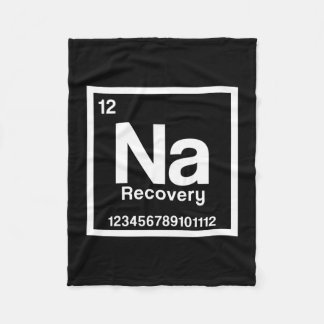 Mens na element narcotics anonymous recovery sober fleece blanket