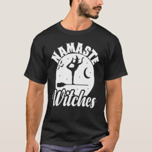 Mens Namaste Witches Spooky Halloween Yoga Dancer' T-Shirt