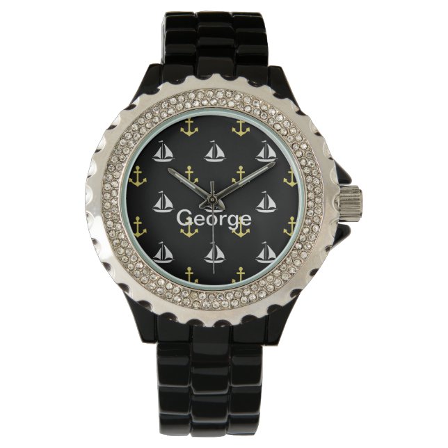 Men's Nautical Theme Watch (Front)