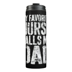 Mens Never Underestimate A Cool Dad Who Is Also A  Thermal Tumbler