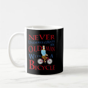 Mens Never Underestimate An Old Man With A Bow Arc Coffee Mug