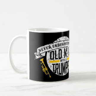Mens Never Underestimate An Old Man With Water Ski Coffee Mug