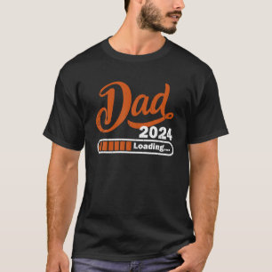 Mens New Dad 1st Time Dad Est 2024 Promoted To T-Shirt