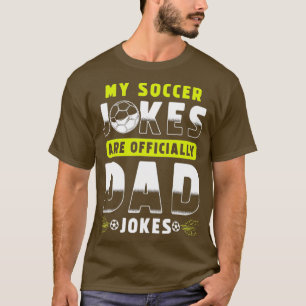 Mens New First Time Dad to Be Jokes Soccer Daddy T-Shirt