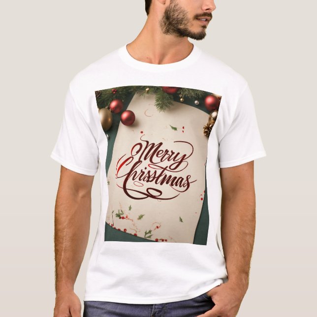 Mens New look Christmas Tshirts (Front)