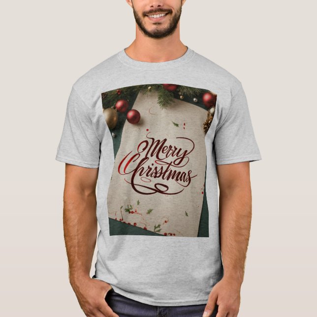 Mens New look Christmas Tshirts (Front)
