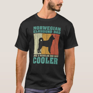 Mens Norwegian Elkhound Dad Like A Regular Dad Fat T-Shirt