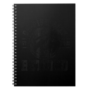 Mens O-Fish-Ally Retired 2021 Fisherman Fishing Re Notebook