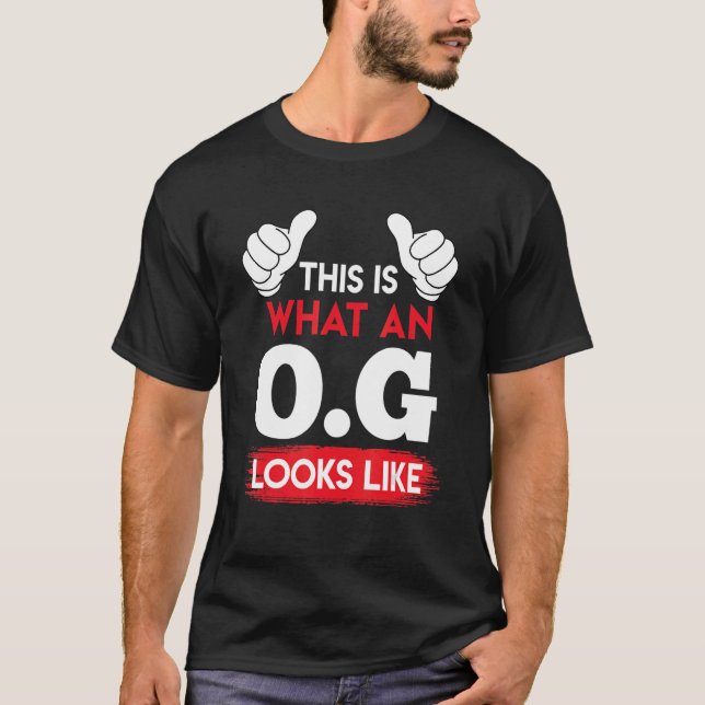 Mens O G Uncle Gangster Uncle T-Shirt (Front)