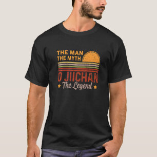 Mens O Jiichan The Man Myth Legend Retro Grandpa F T-Shirt