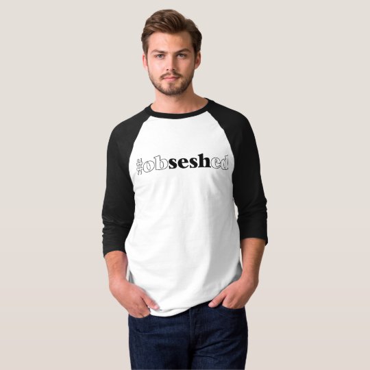 Men's "#obseshed" 3/4-Sleeved Shirt