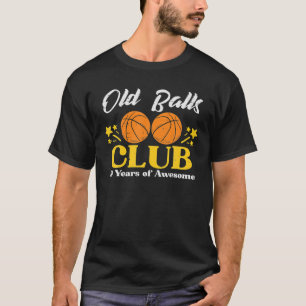 Mens Old Balls Club Basketball 50 Years Awesome T-Shirt