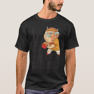 Mens Old Butterfly Hand Grandpa Outfit Grandad Pla T-Shirt