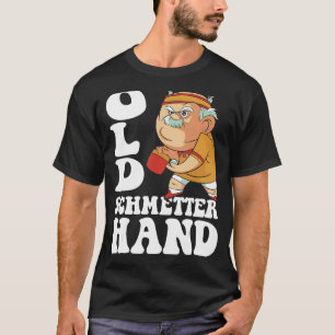 Mens Old Butterfly Hand Grandpa Outfit Grandad Pla T-Shirt
